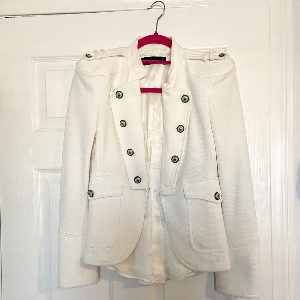 Zara Women White Coat